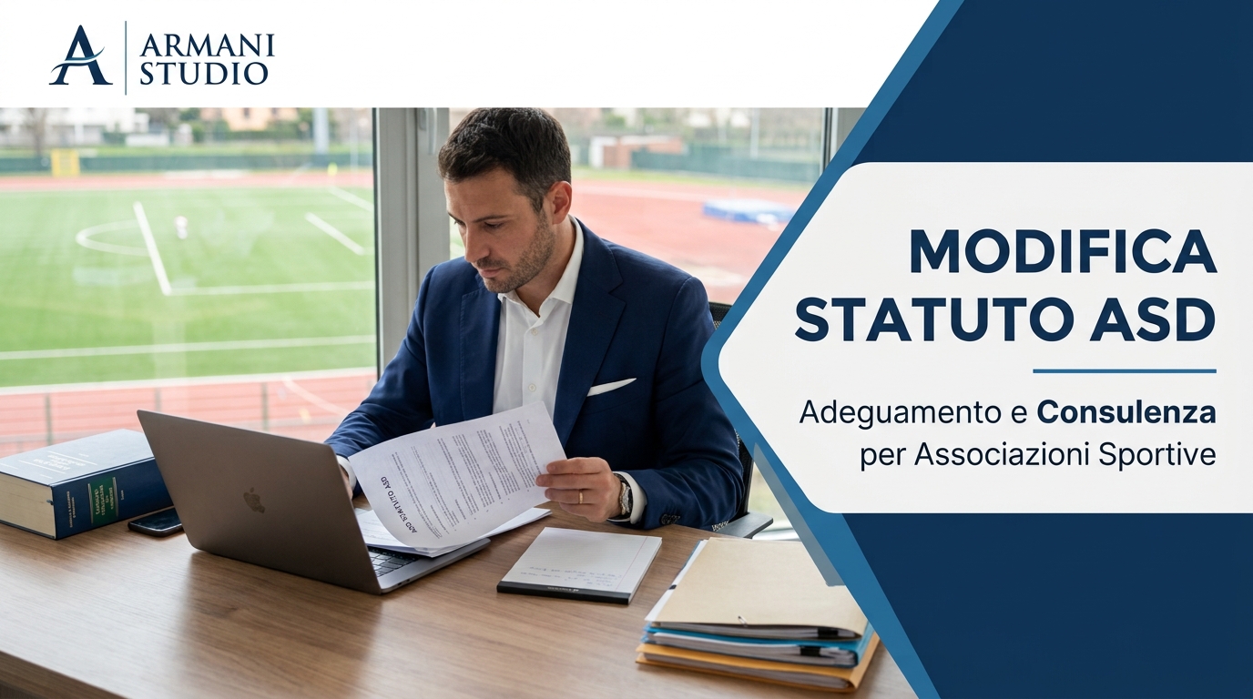 Modifica statuto ASD: assemblea straordinaria dei soci e registrazione del nuovo statuto